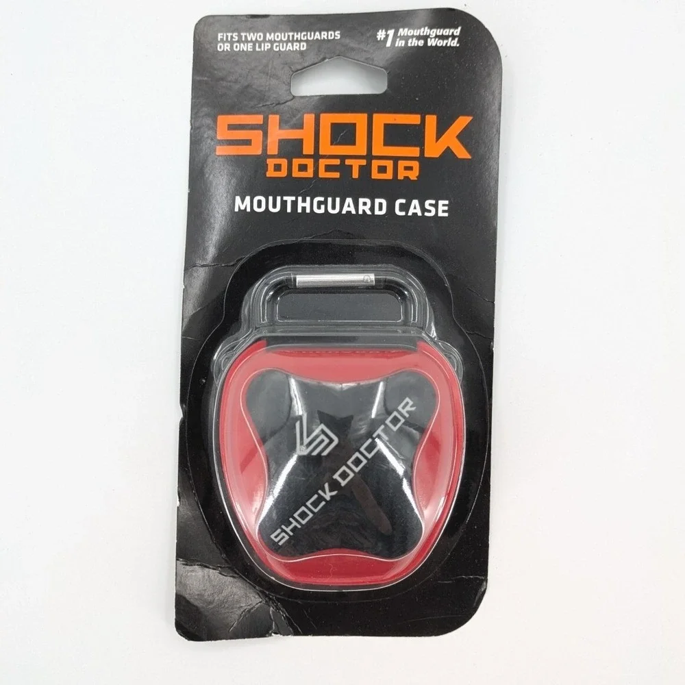 Mouth Guard Case, Ventilated, Universal Storage for Mouthguard Red Quick‎ Dry